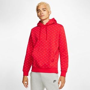 Nike
Men’s Red Sportswear Swoosh Pullover Hoodie
XL